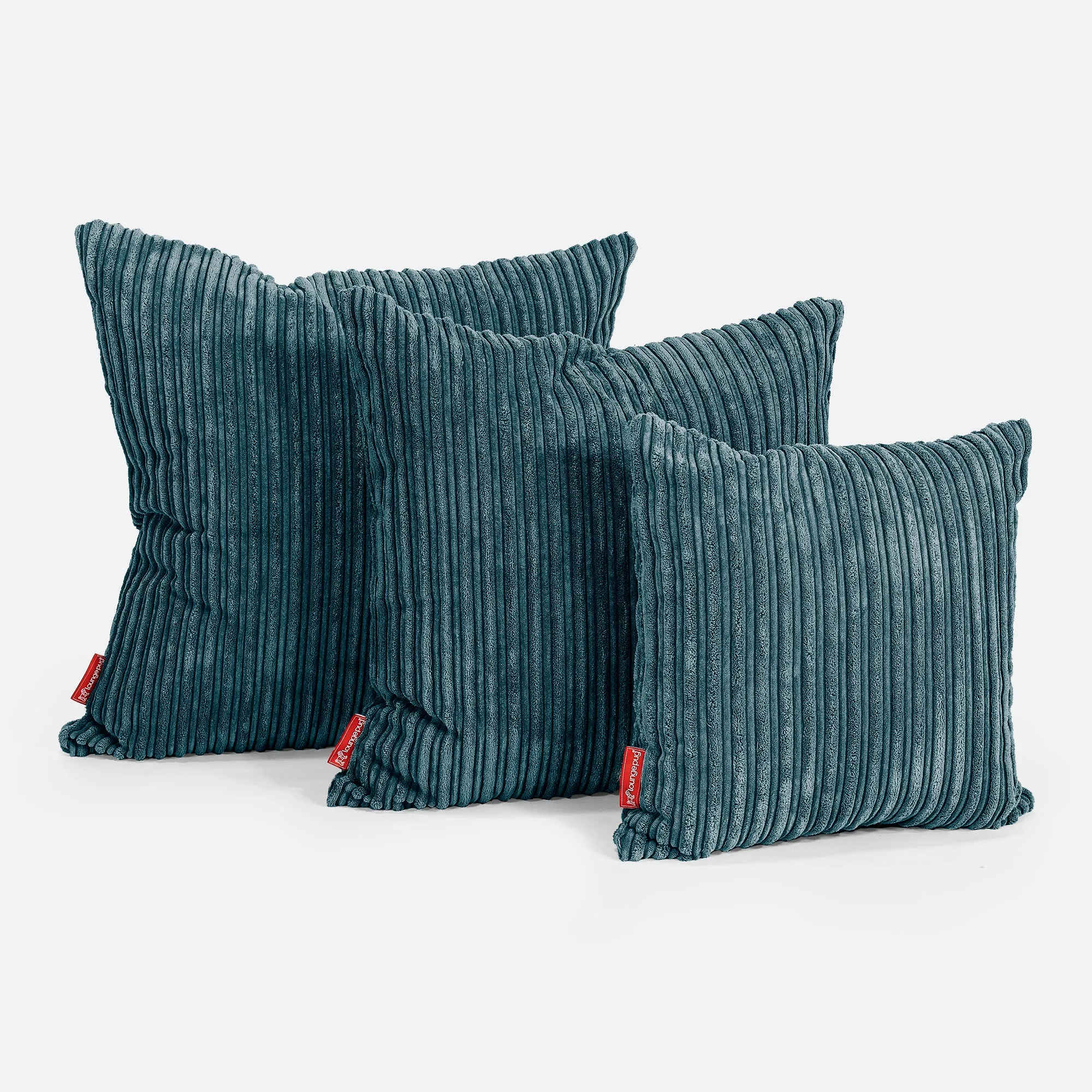 Scatter Cushion Cover 47 x 47cm - Cord Teal Blue