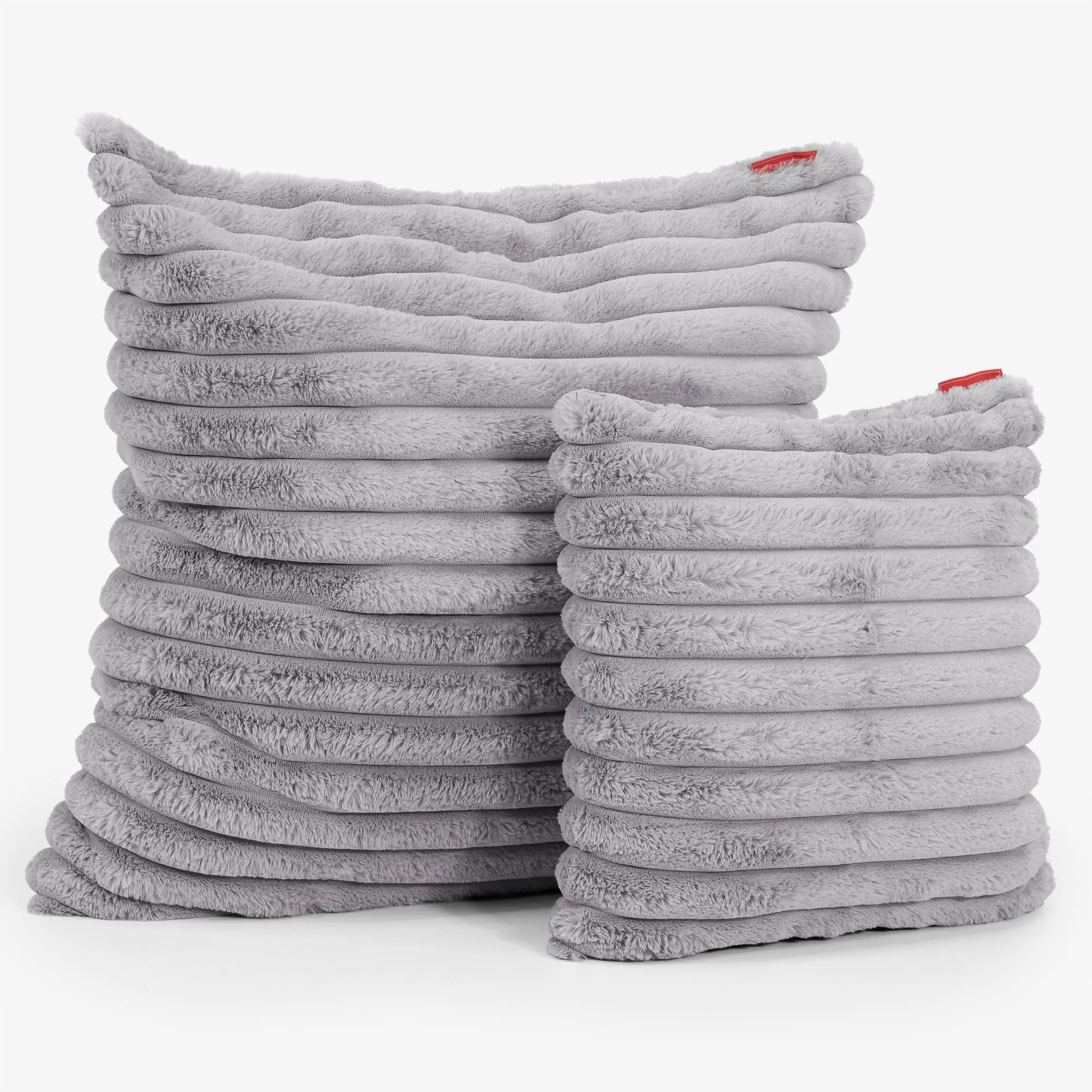 Scatter Cushion Cover 47 x 47cm - Ultra Plush Cord Grey