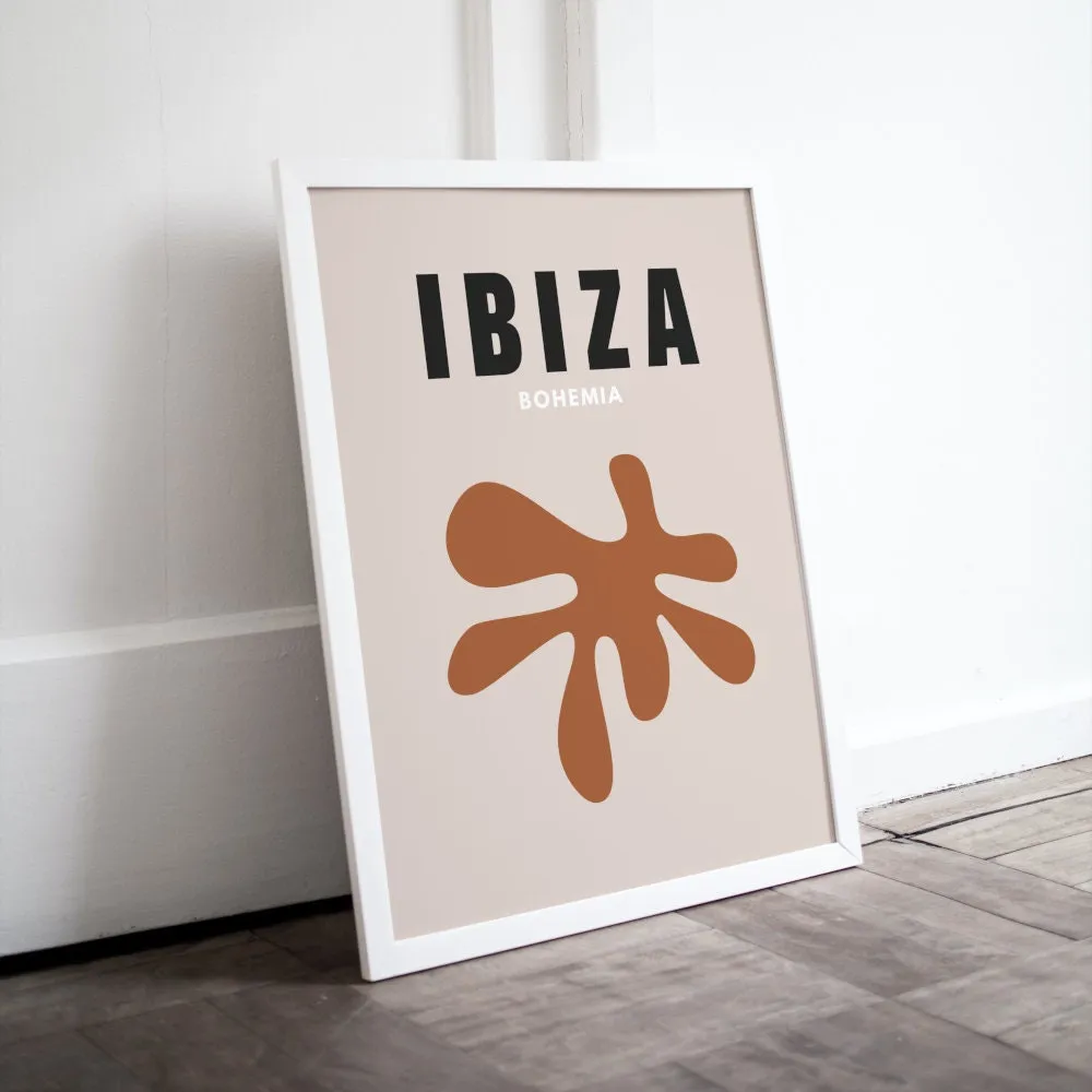 Set Of 3 Boho Travel Posters PRINTABLE ART, Terracotta Prints, Trendy Wall Art, Capri Ibiza Bondi, Boho Wall Art