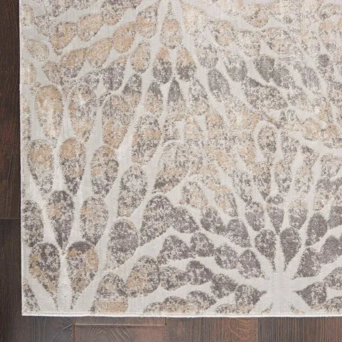 Silky Textures SLY07 Ivory/Beige Rug