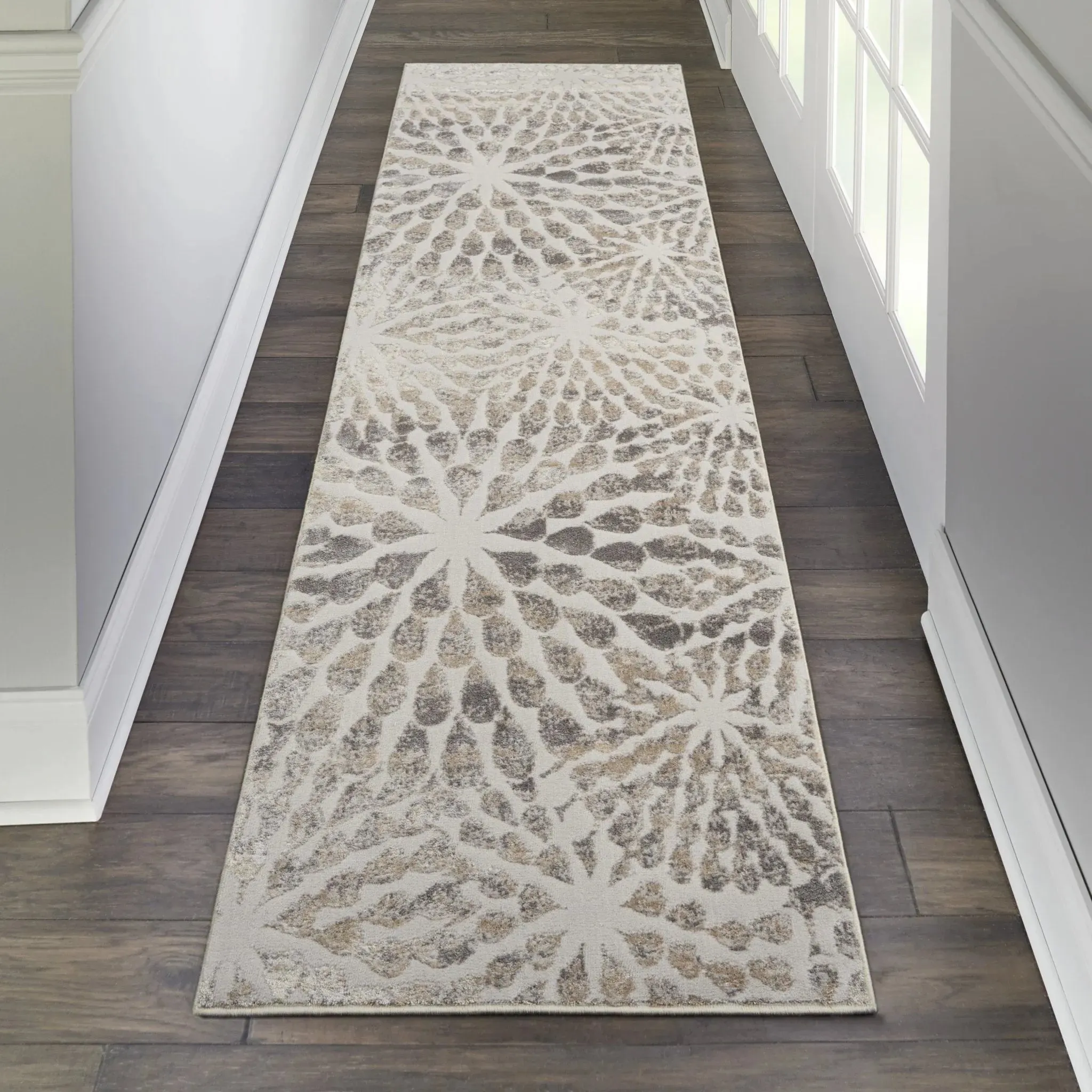 Silky Textures SLY07 Ivory/Beige Rug