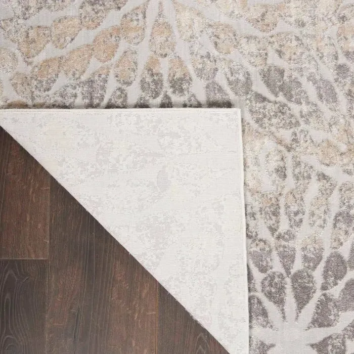 Silky Textures SLY07 Ivory/Beige Rug