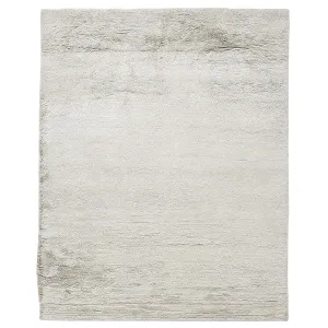 Silver Plush Wool Rug - 8' x 10'