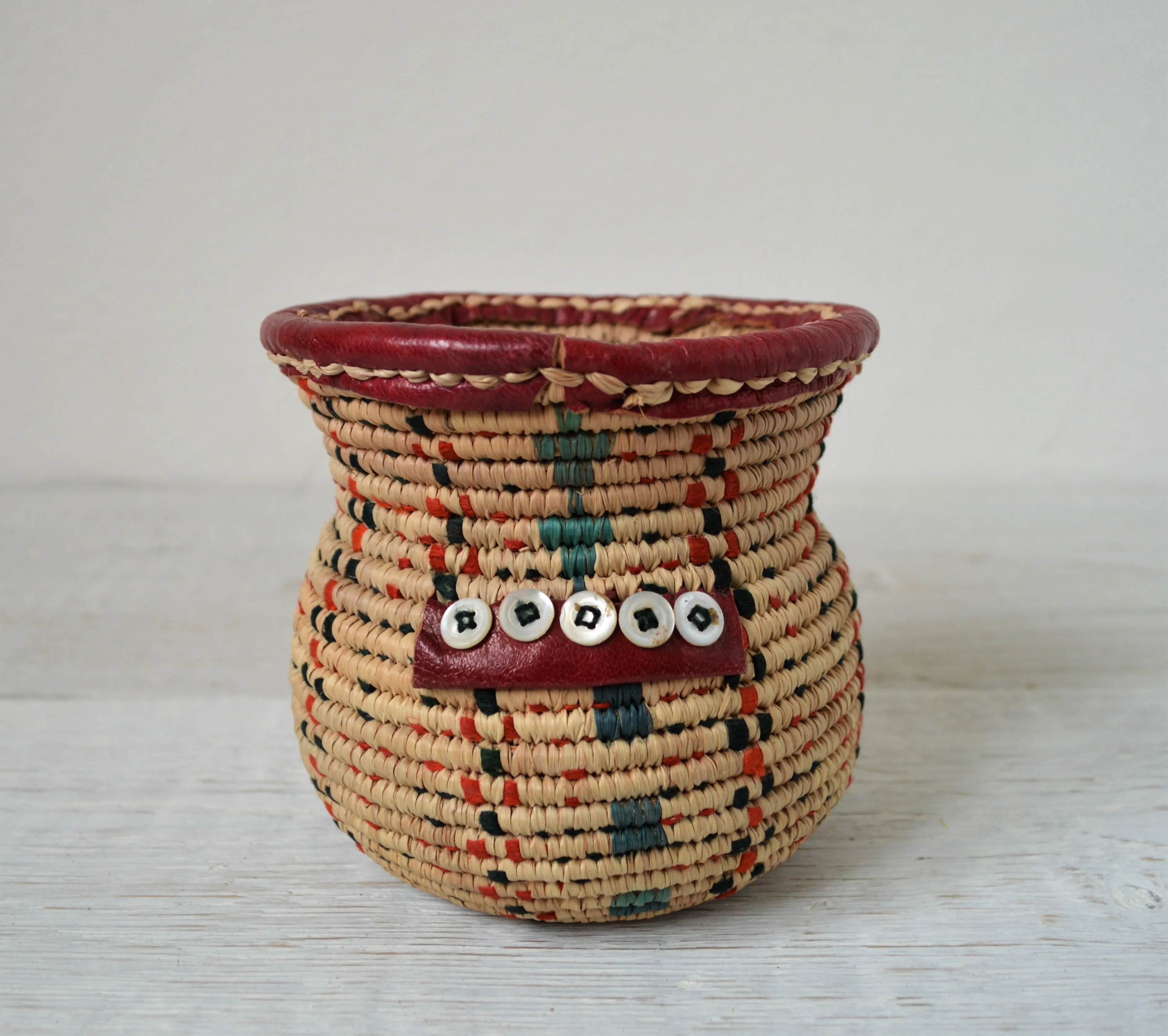 Special wicker bowl Boho style