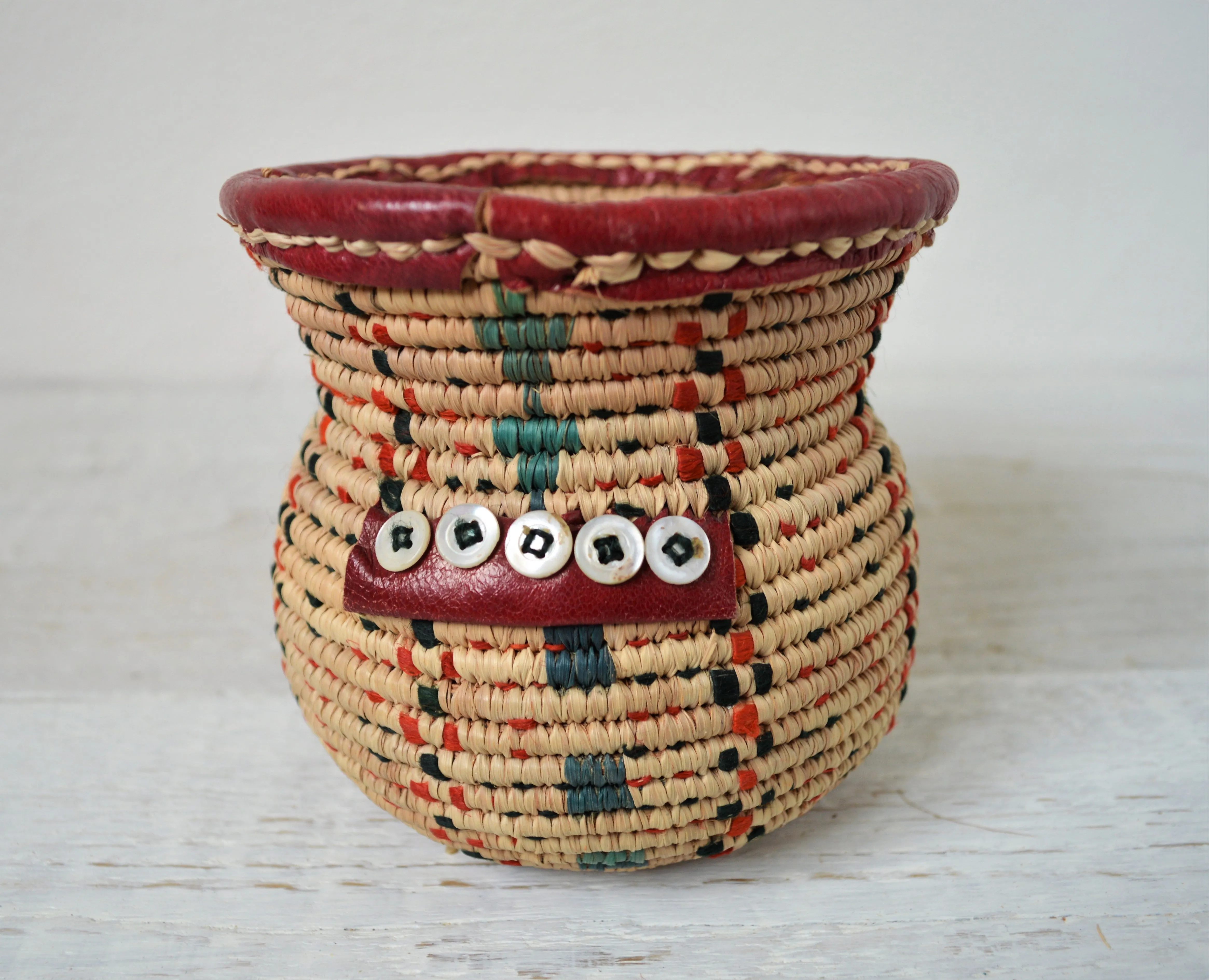 Special wicker bowl Boho style