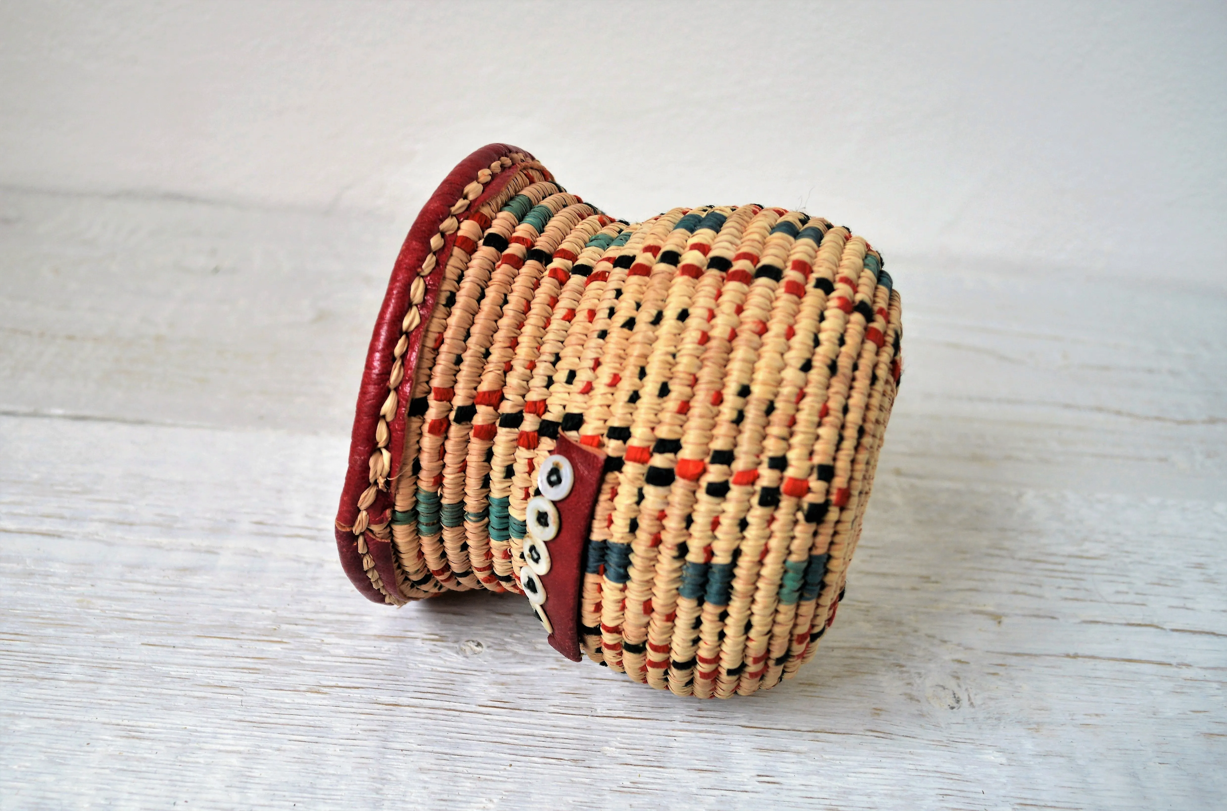 Special wicker bowl Boho style