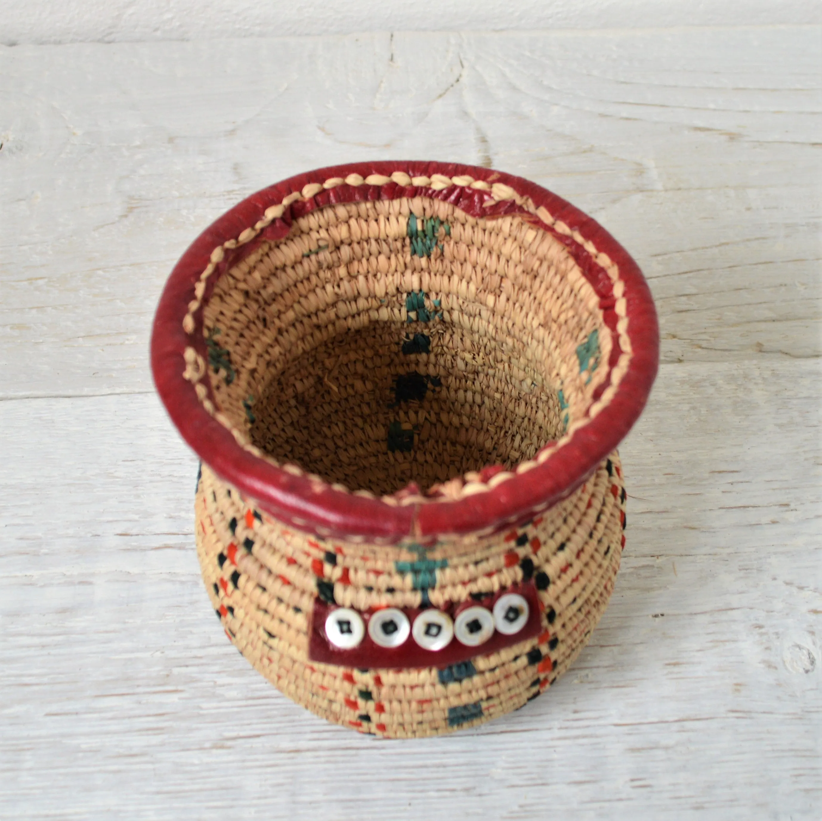 Special wicker bowl Boho style