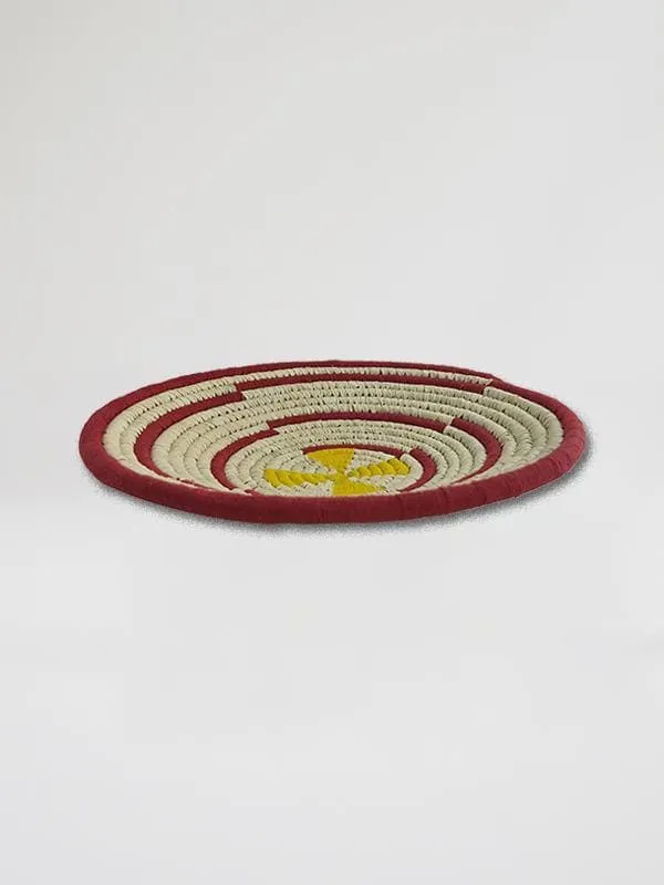 Spiral Handmade Wall Decor of Sabai Grass 12"