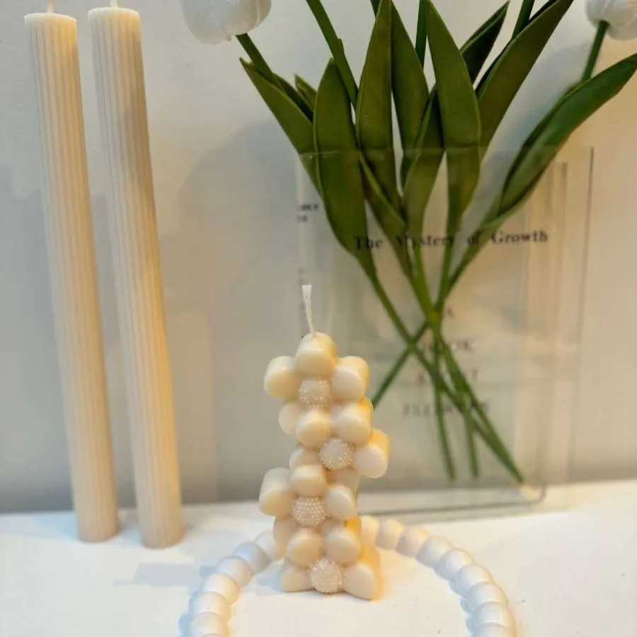 Spring Flower candle