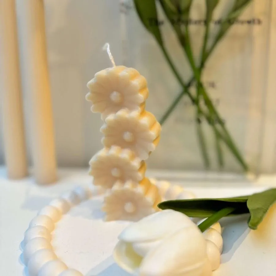 Spring Flower candle