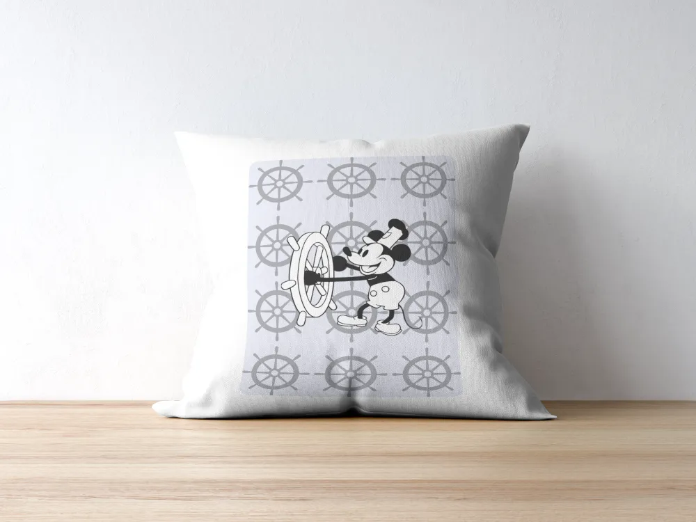 Steamboat Willie Nautical Wall Art PRINTABLE ART, Coastal Wall Decor, Light Blue Decor, Helm Art, Art Deco Wall Art, Sailboat