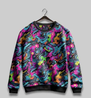 Street Art Graffiti All-Over Print Sweartshirt
