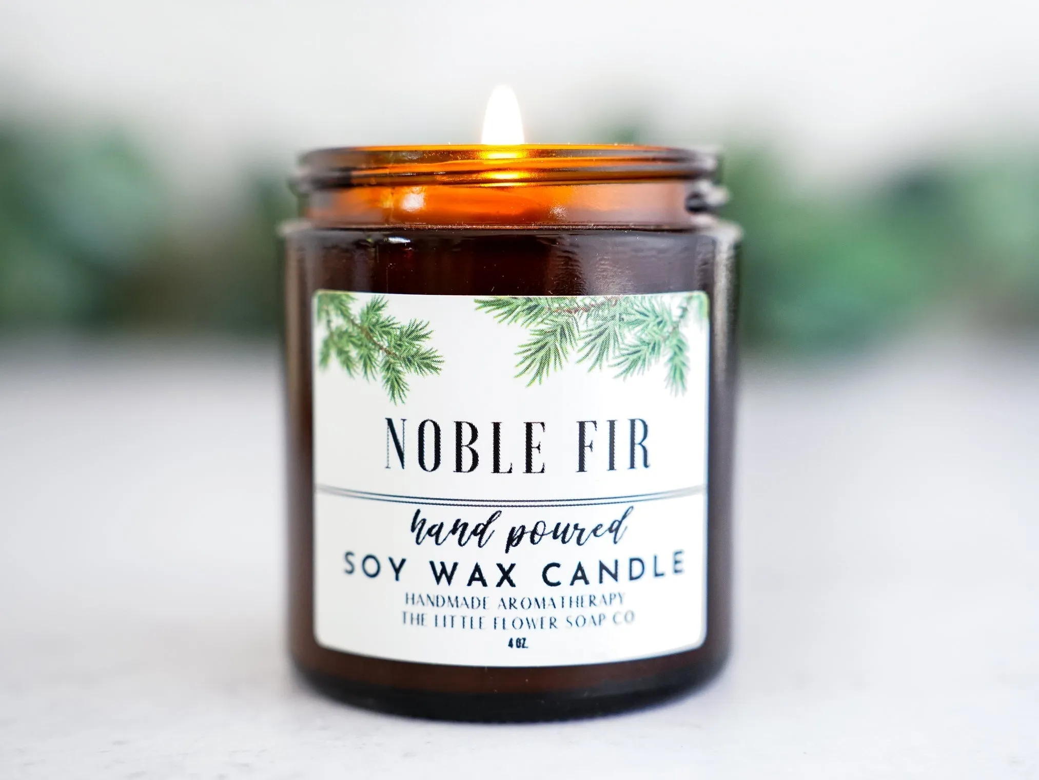 Suede and Hickory Hand Poured Candle