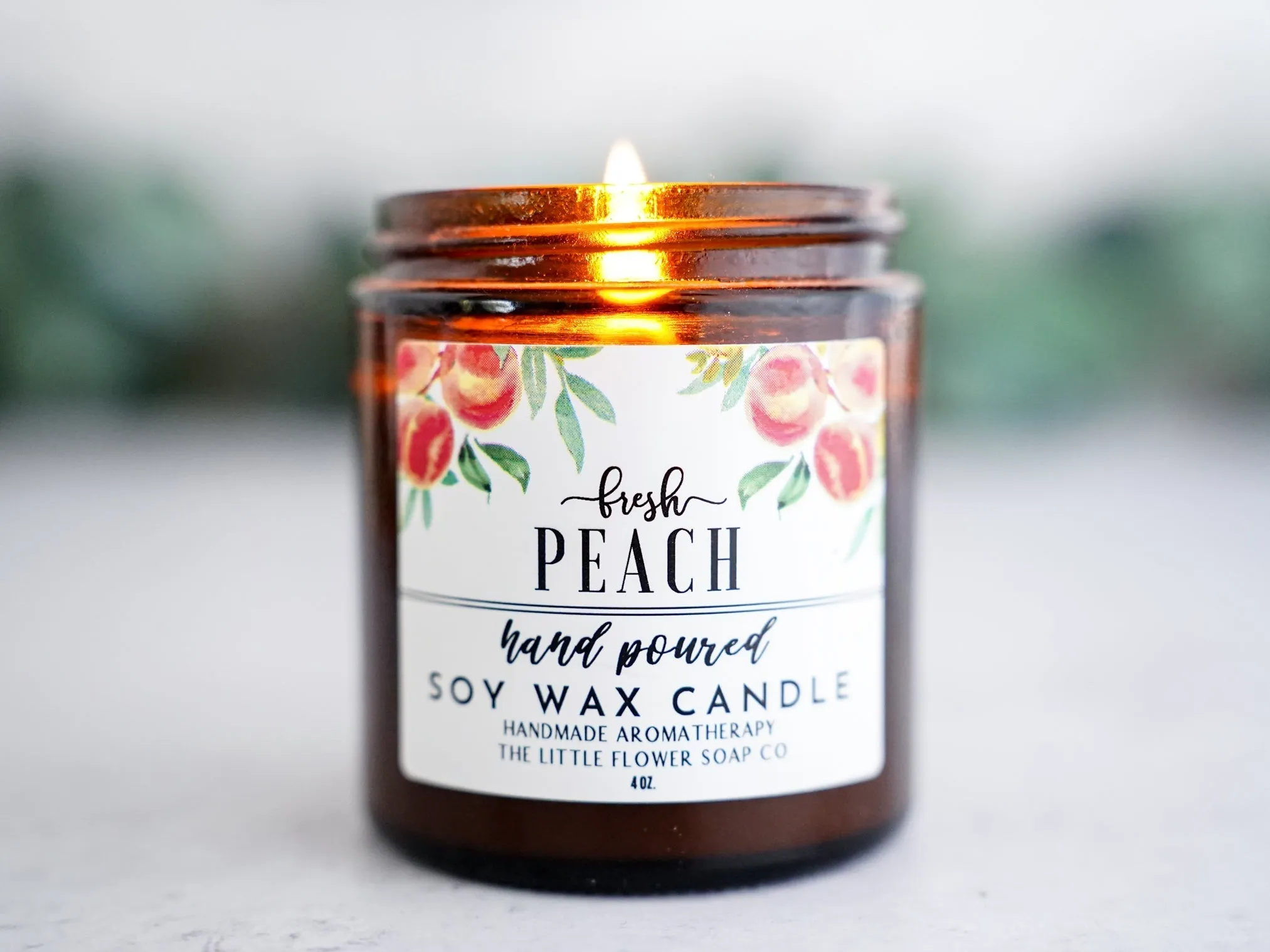 Suede and Hickory Hand Poured Candle