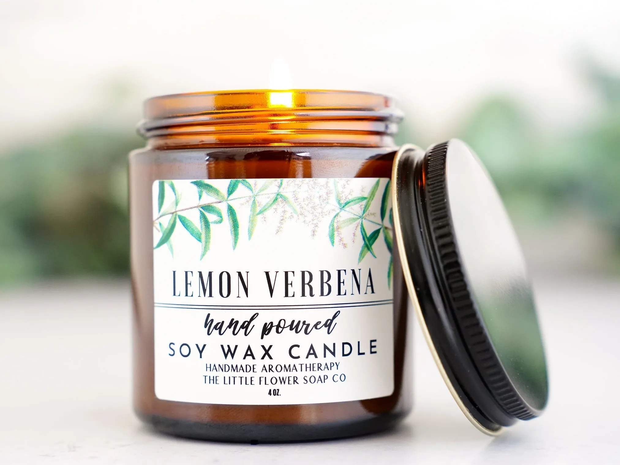 Suede and Hickory Hand Poured Candle