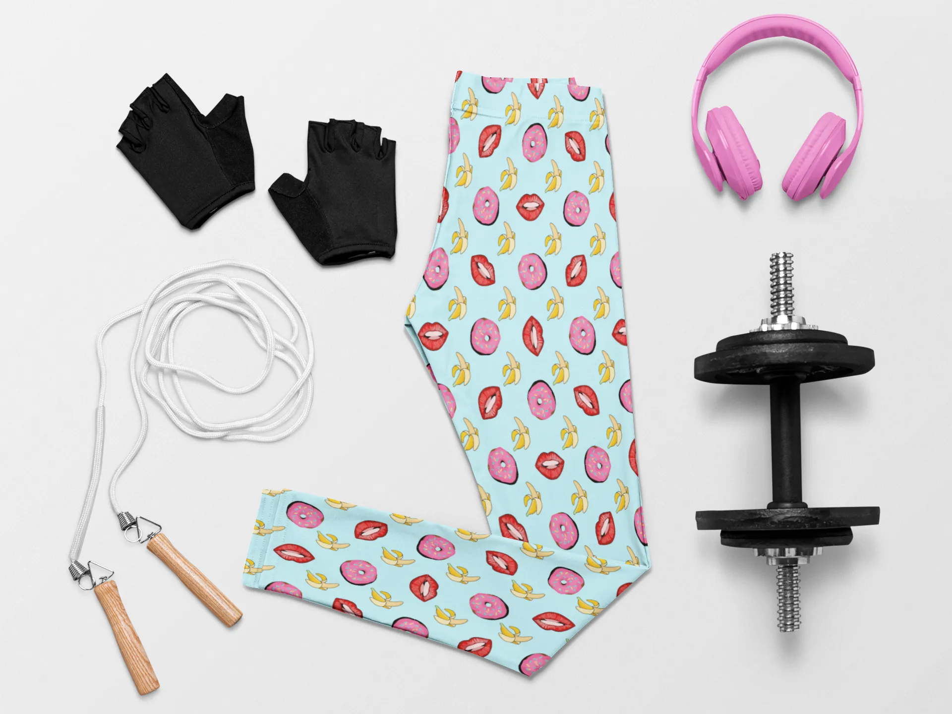 Sweet & Sassy Pop Art Print Legging