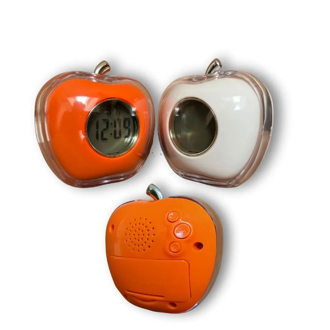 Torchit Talking Apple Shape Table Clock with Alarm