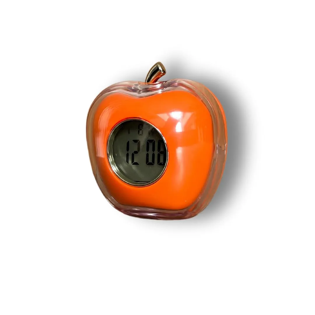 Torchit Talking Apple Shape Table Clock with Alarm