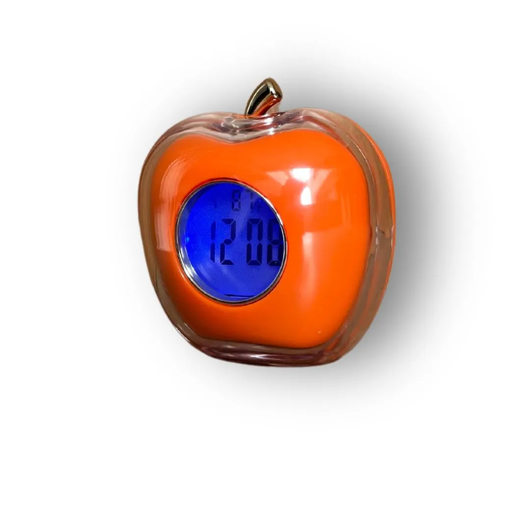 Torchit Talking Apple Shape Table Clock with Alarm
