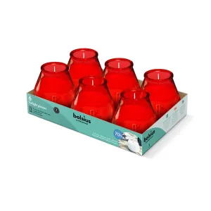 Twilight Lowboy Candles Red - Pack of 6