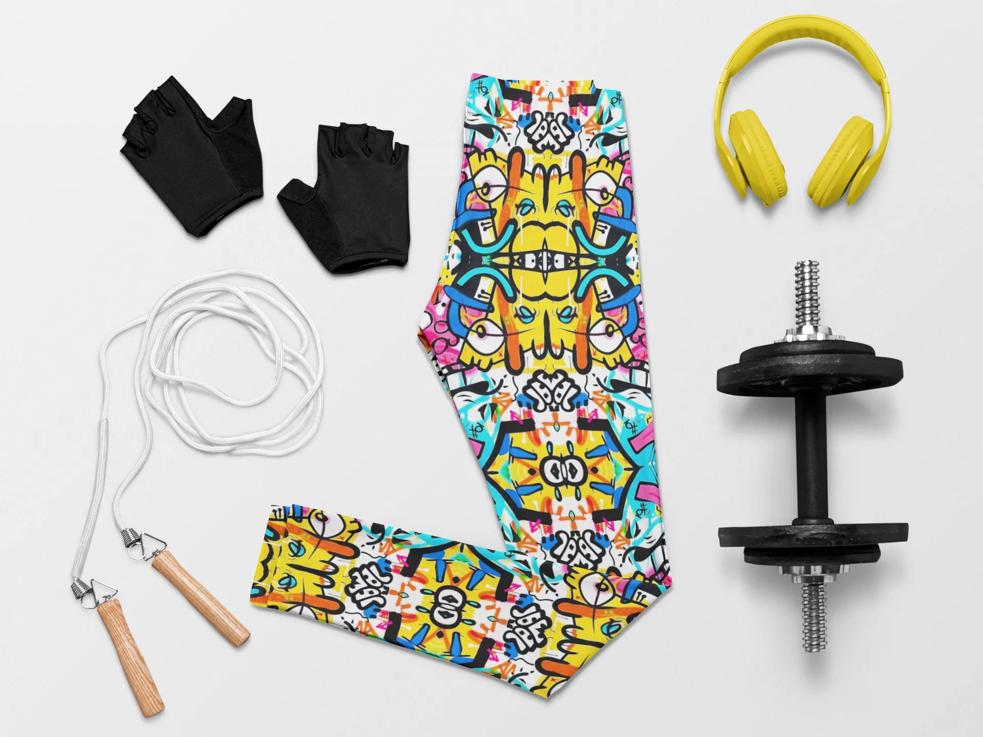 Underground Street Ink Print Legging