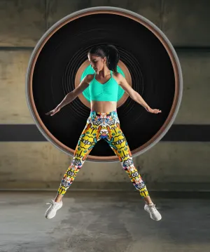 Underground Street Ink Print Legging