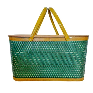 Vintage Hawkeye Picnic Basket