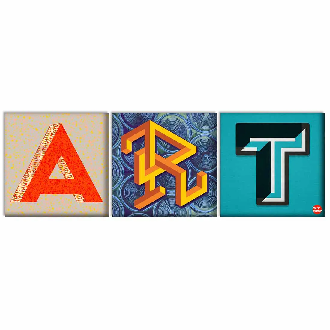 Wall Art Decor Hanging Panels Set Of 3 -ART
