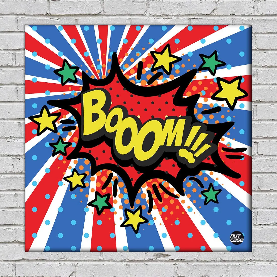 Wall Art Decor Panel For Home - Boom Comic Style
