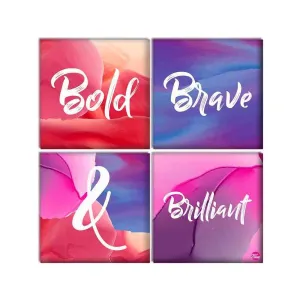 Wall Art Decor Panel For Home - Dark Watercolor