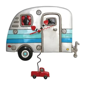 Wall Clock - Camper Happy - P1658