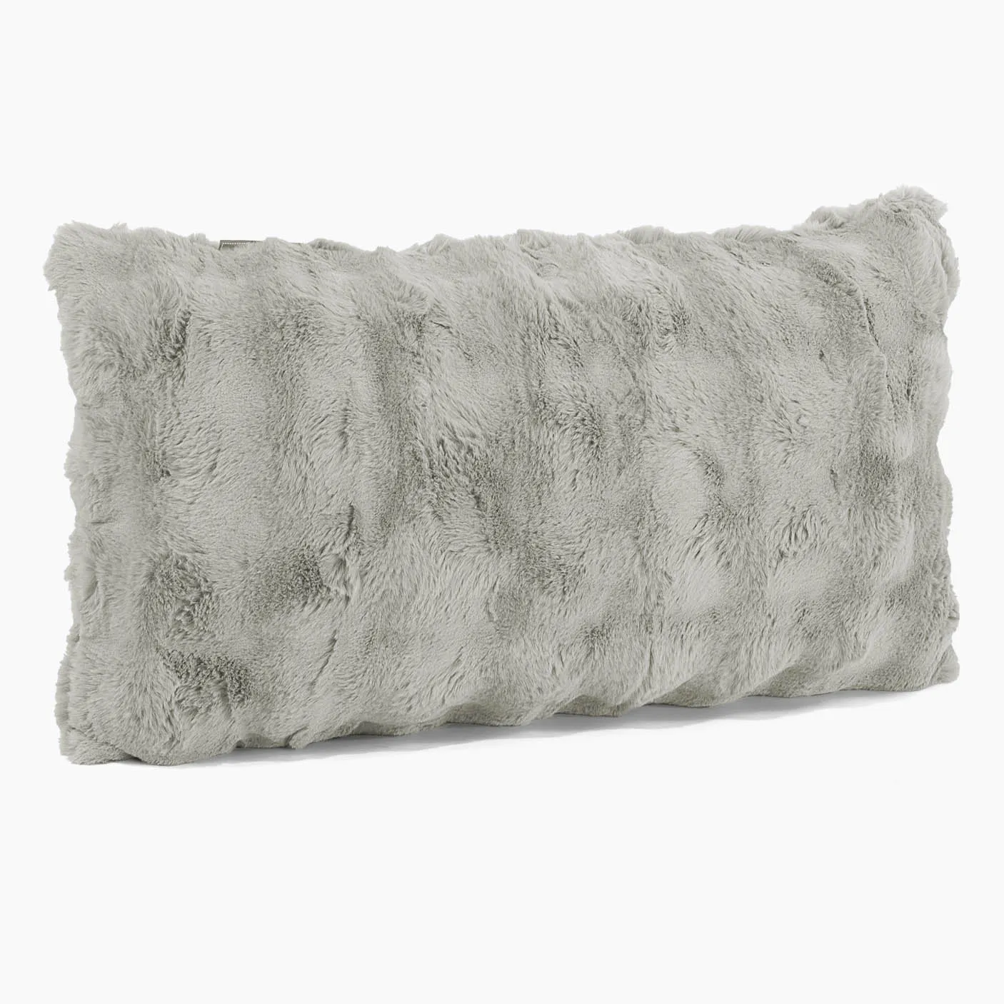 XL Rectangular Support Cushion Cover 40 x 70cm - Bubble Faux Fur Sage Green