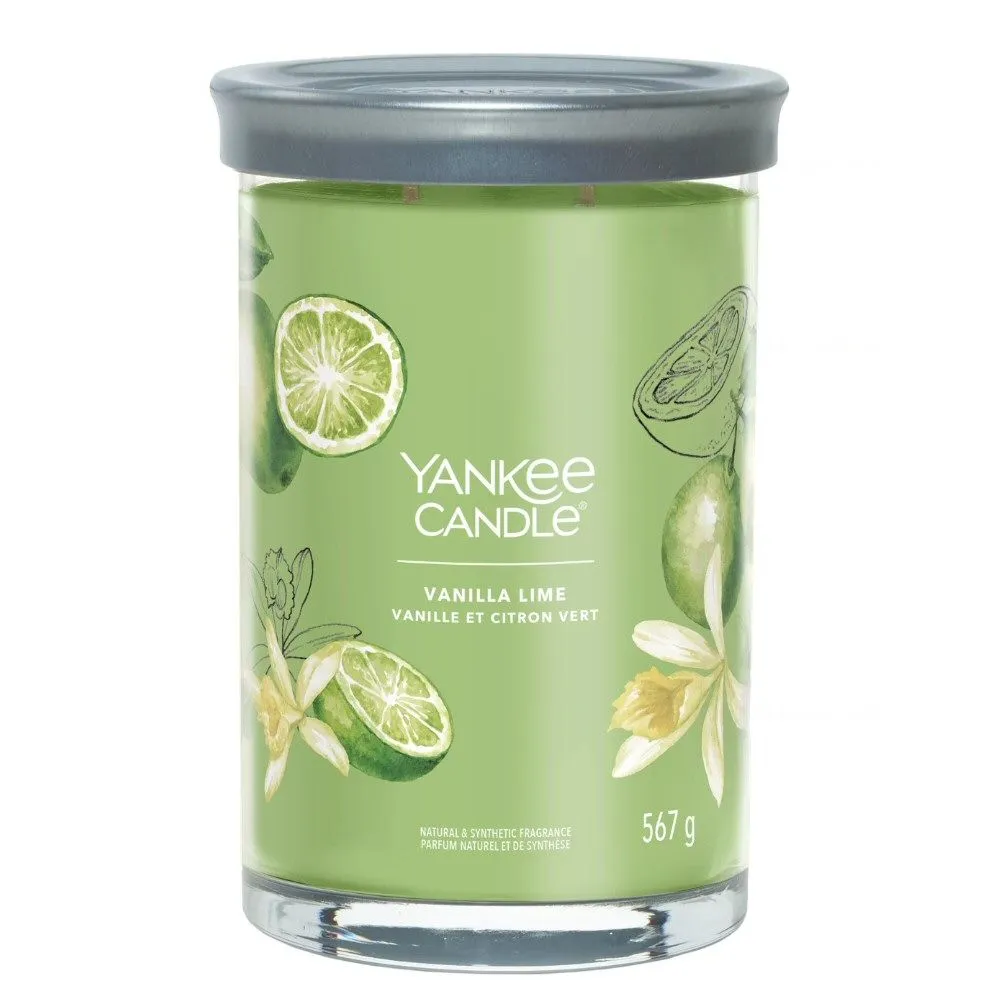 Yankee Candle 567g Vanilla Lime Signature Large Tumbler Candle